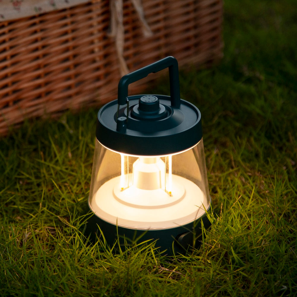 camping tischlampe Robuste Outdoor-Tischlampe ⎮ dimmbare Campingleuchte ⎮ IP65 wetterfest – Echo Nova